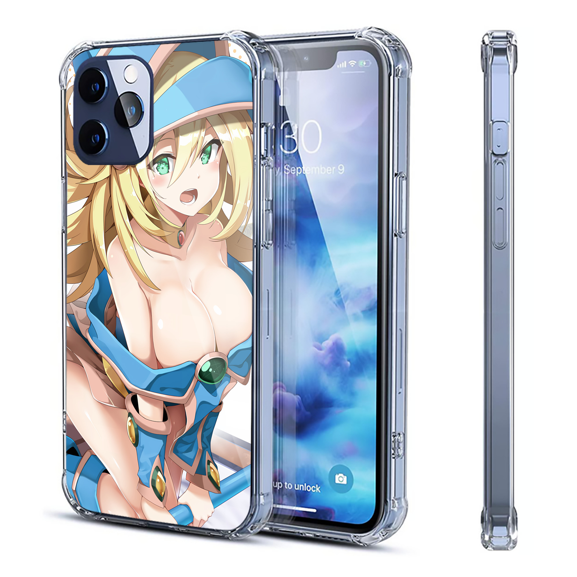 （画像用） 遊☆戯☆王 Yu-Gi-Oh! 【iPhone 12シリーズ対応】透明スマホケース（クリアソフトケース）